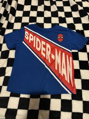 4T spider man tshirt (stained)